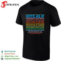 Vote as if privilege has no place in an election but empathy does shirt