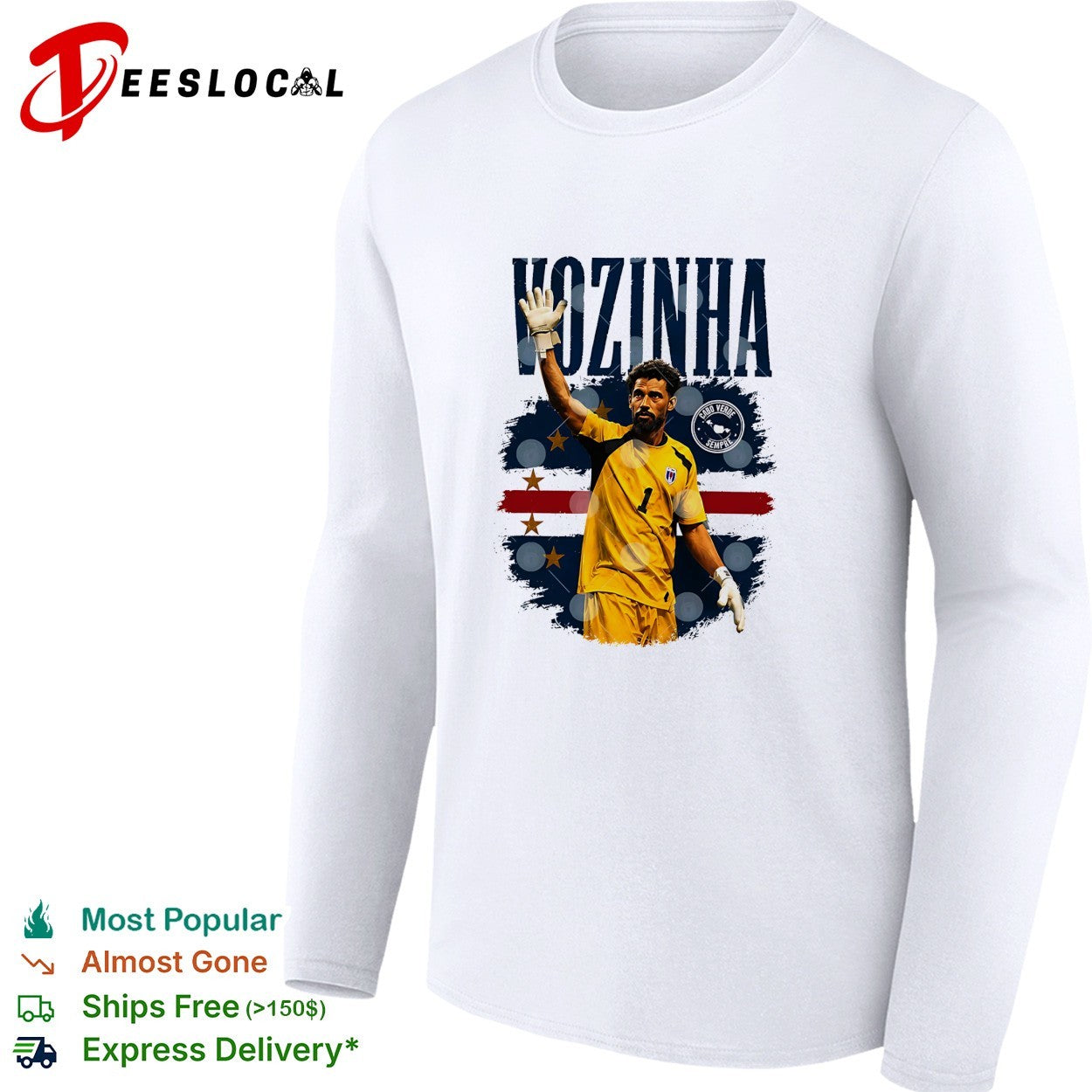 Vozinha Goalkeeper super hero of Cabo Verde at World Cup 2026 shirt
