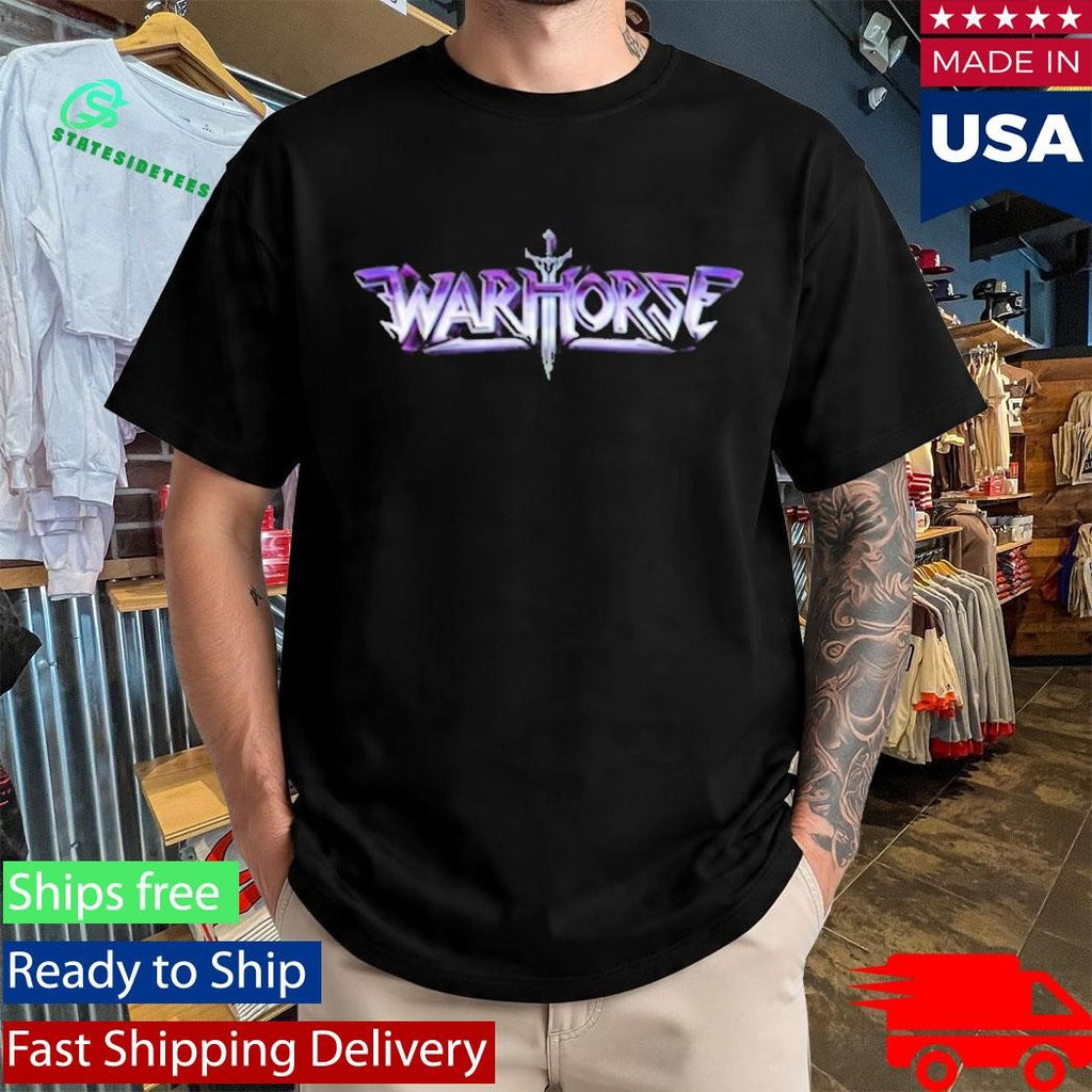 Warhorse Logo Purple Shirt