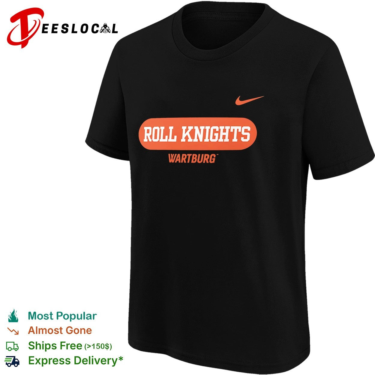 Wartburg Roll Knights college sports shirt