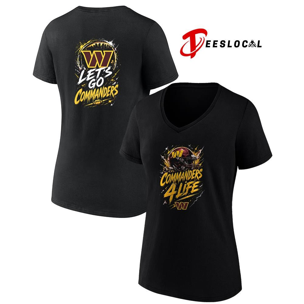 Washington Commanders x fan 4 life graphic shirt