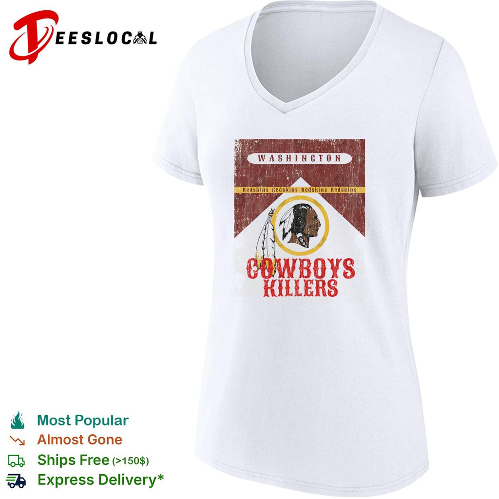 Washington Redskins Cowboys killers cigarette pack shirt
