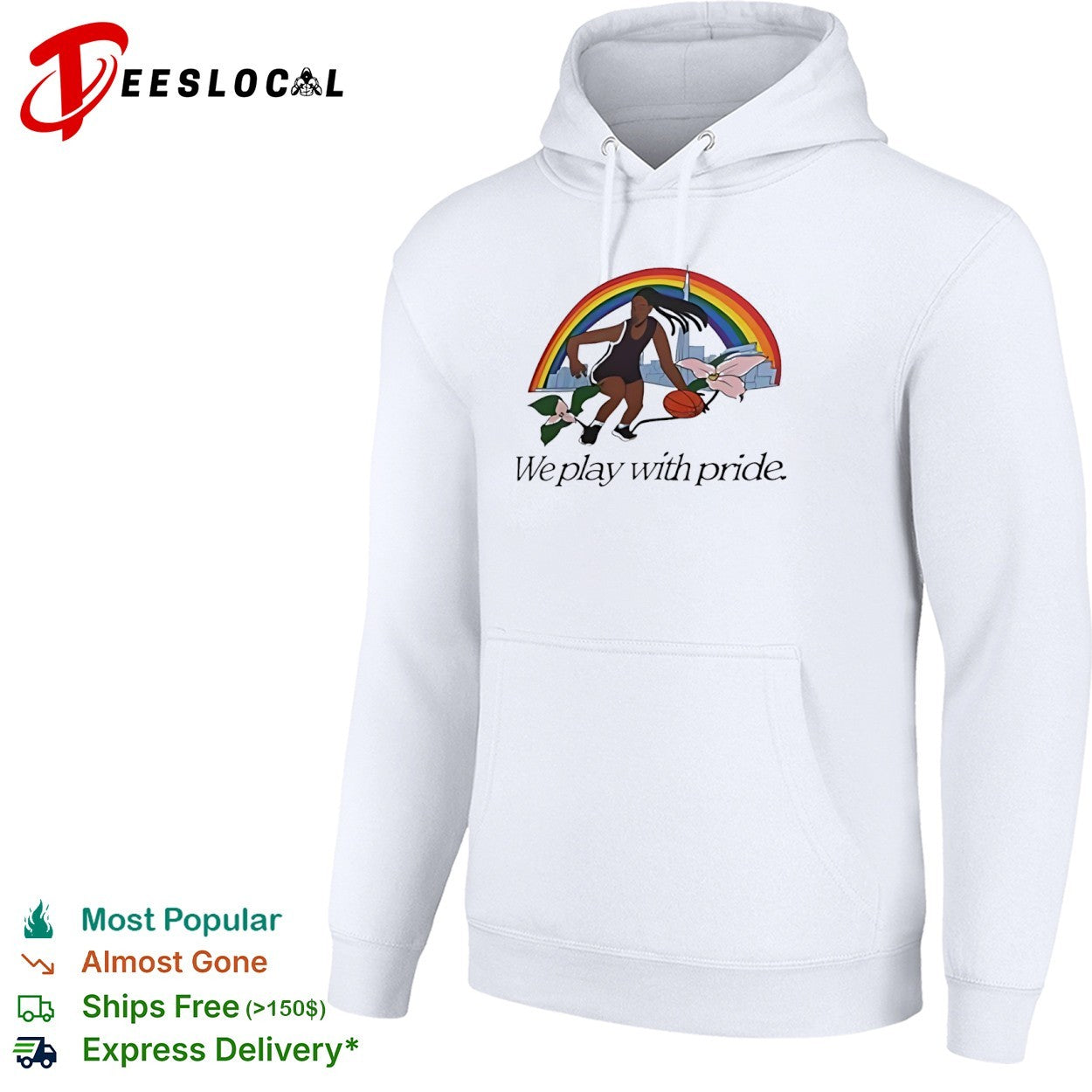 We play with pride basketball rainbow shirt