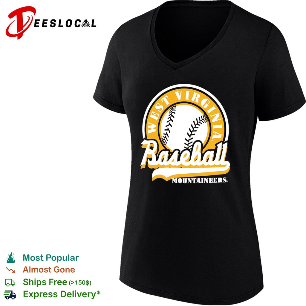 West Virginia Mountaineers Baseball logo shirt
