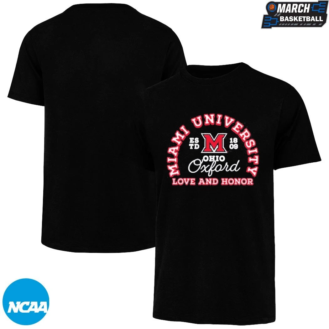 Where I’m From Miami RedHawks Ohio Oxford Name Love And Honor Est 1809 T-shirts