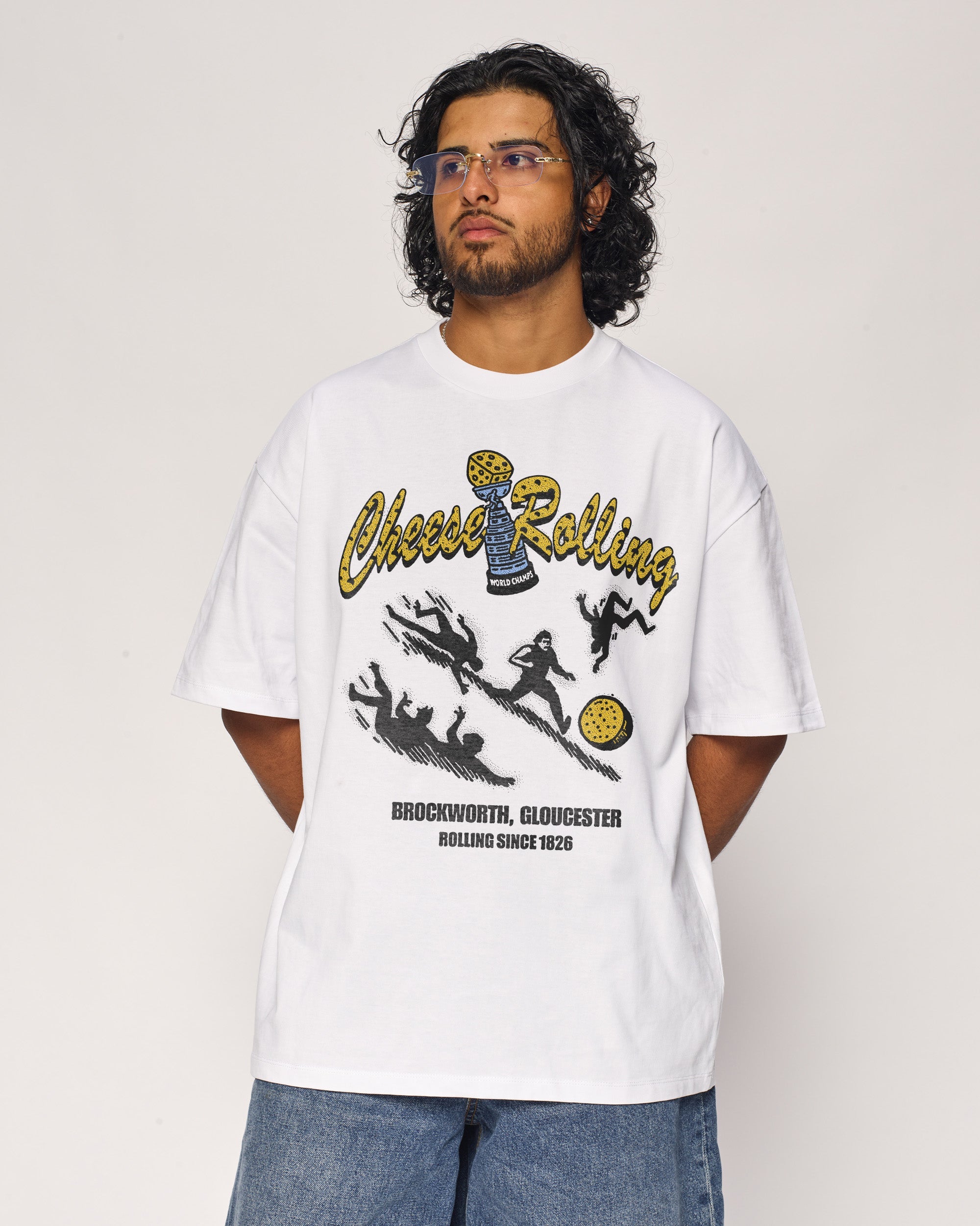 Cheese Rolling Oversized Tee