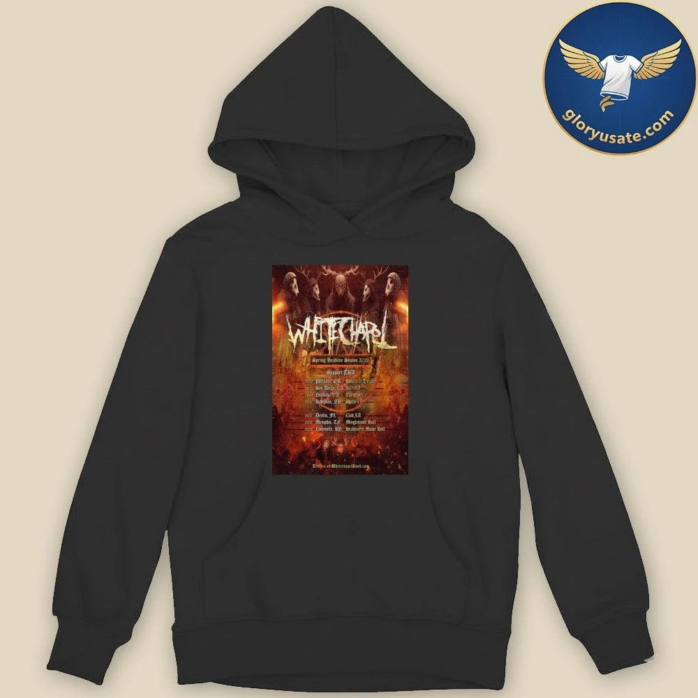 Whitechapel Spring Headline Tour 2026 Poster Shirt