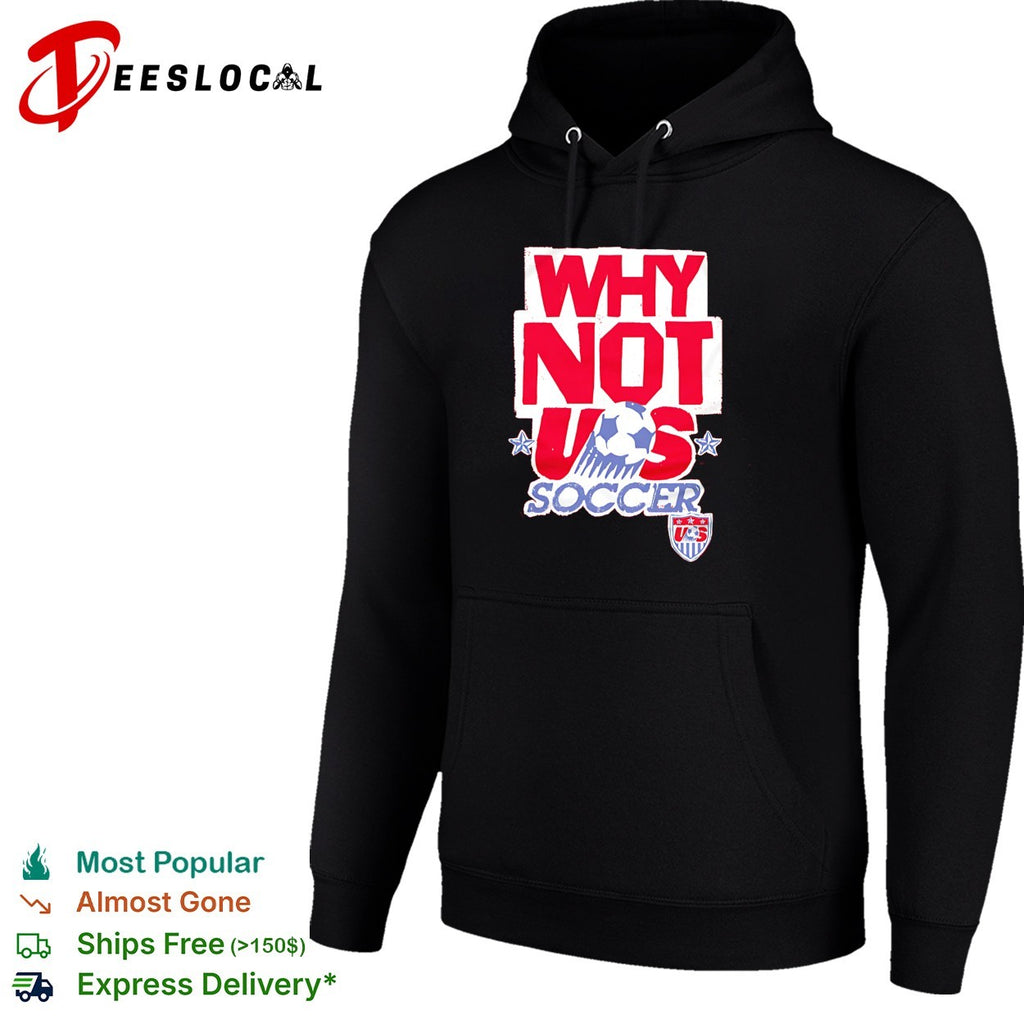 Why not US Soccer soccer ball in letters World Cup shirt