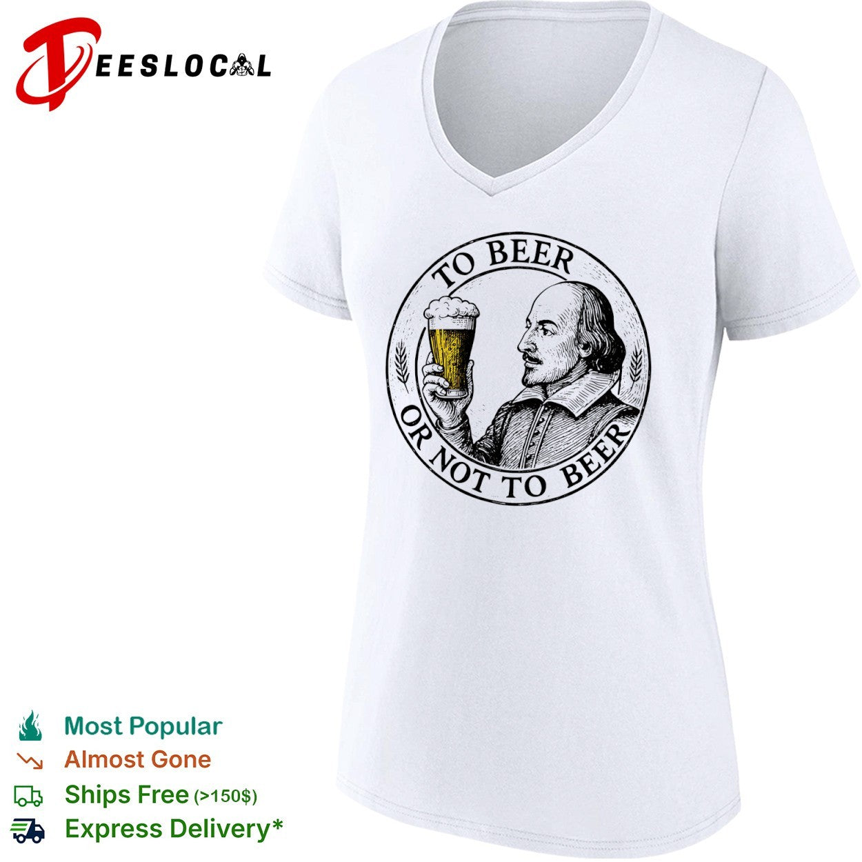 William Shakespeare To Beer Or Not To Beer shirt