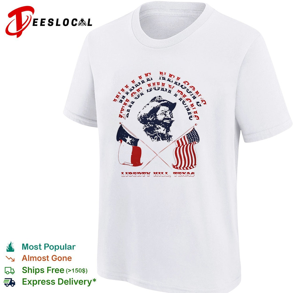 Willie Nelson 4th of July Picnic Liberty Hill Texas Patriotic Country Music shirt