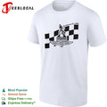 Wing Wheel Flag Borg Checkered shirt