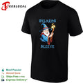 Wizard holding glowing staff wizards sleeve shirt