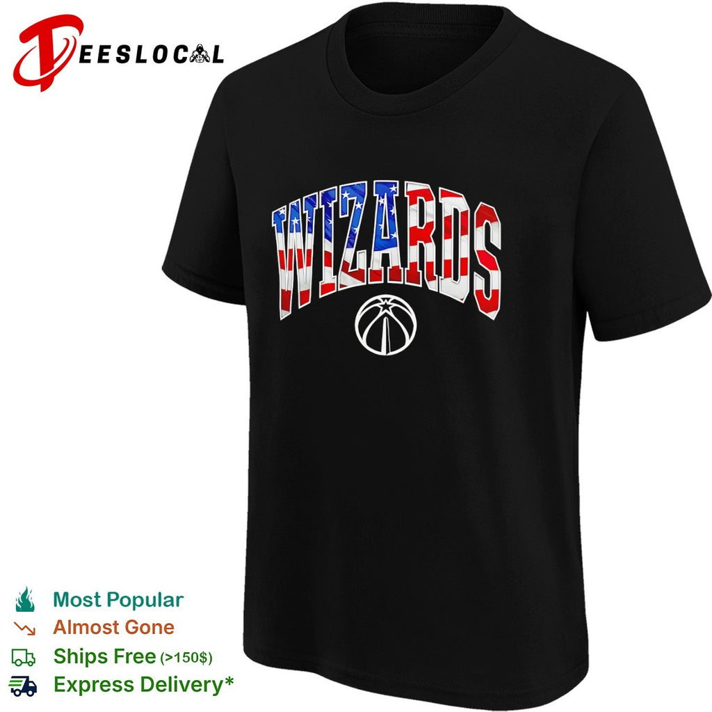 Wizards Washington American Flag Basketball shirt