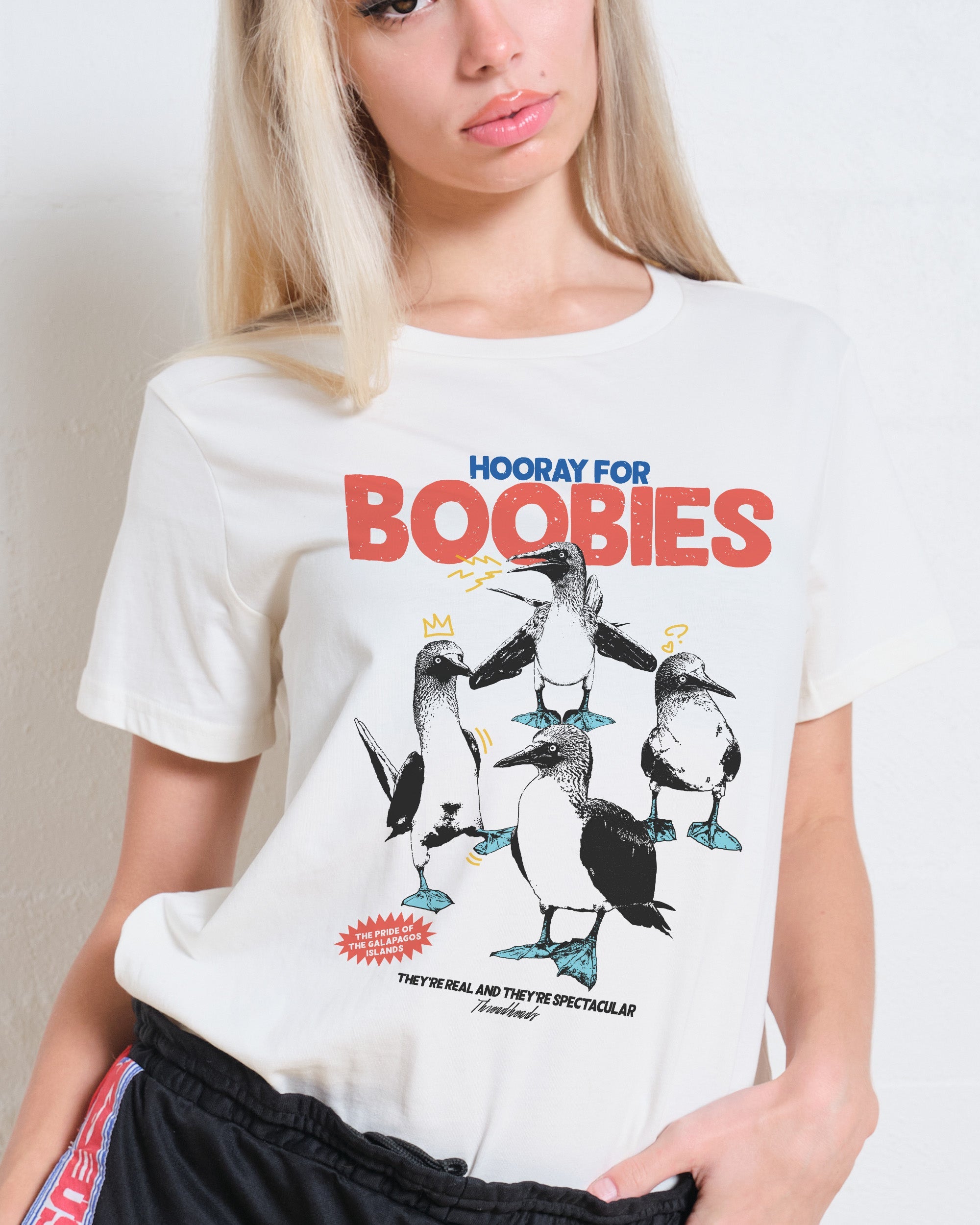 Hooray for Boobies Women's Tee