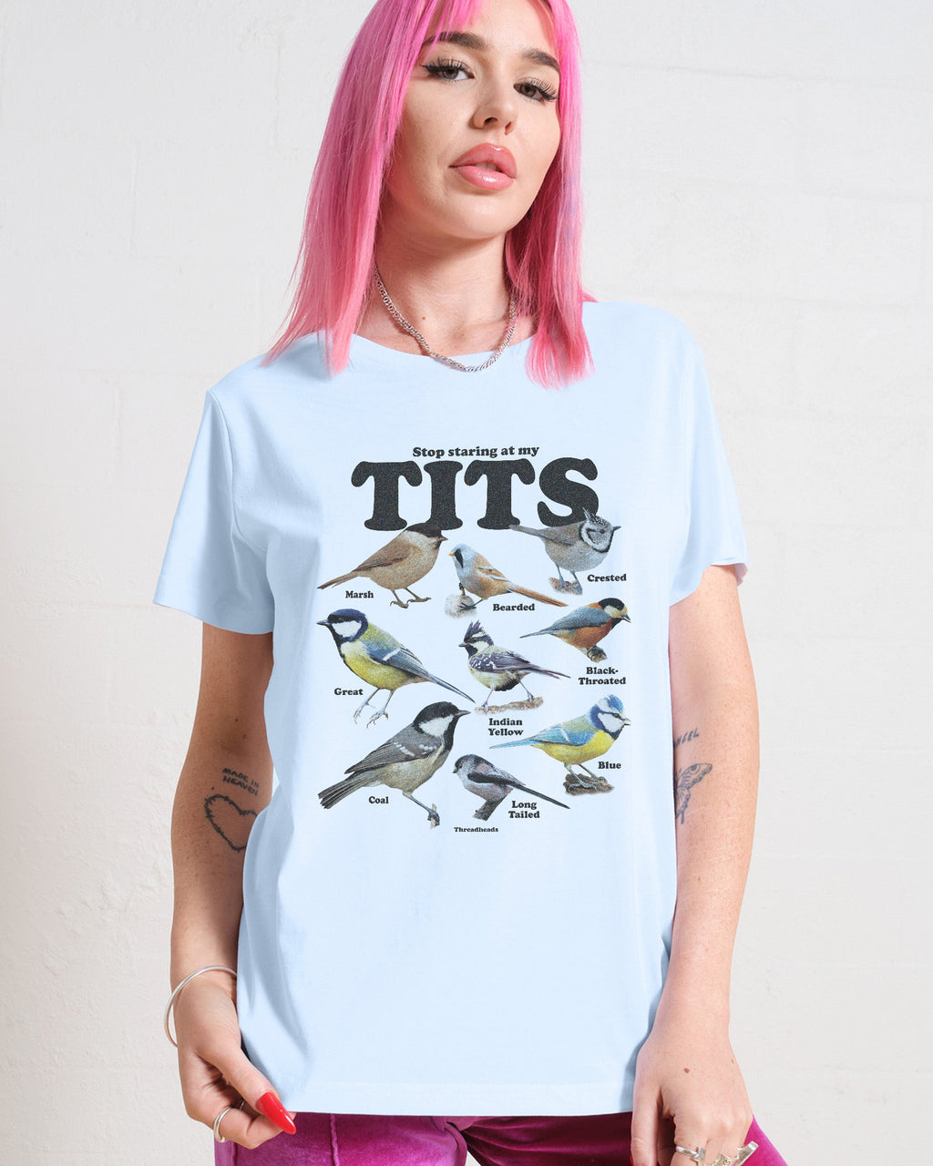Stop Staring At My Tits Women's Tee