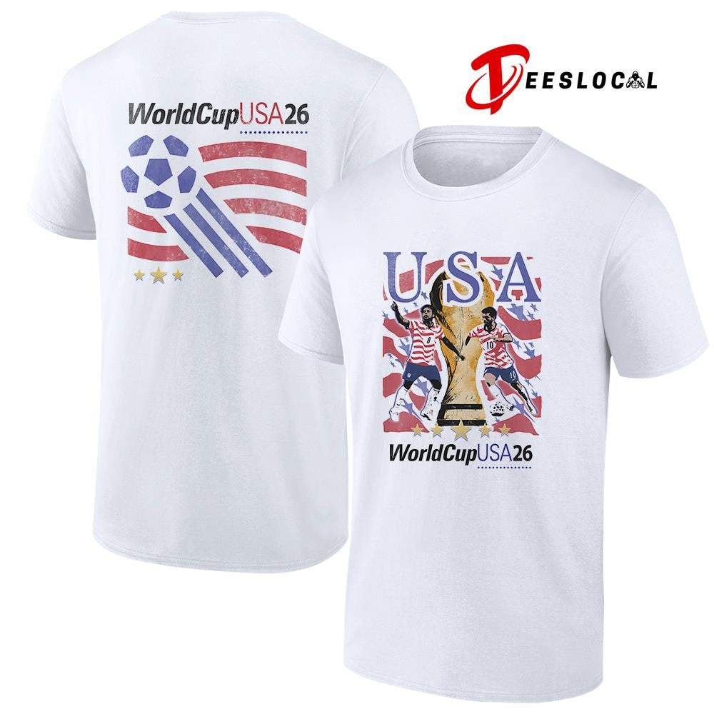 World Cup USA 26 trophy graphic shirt