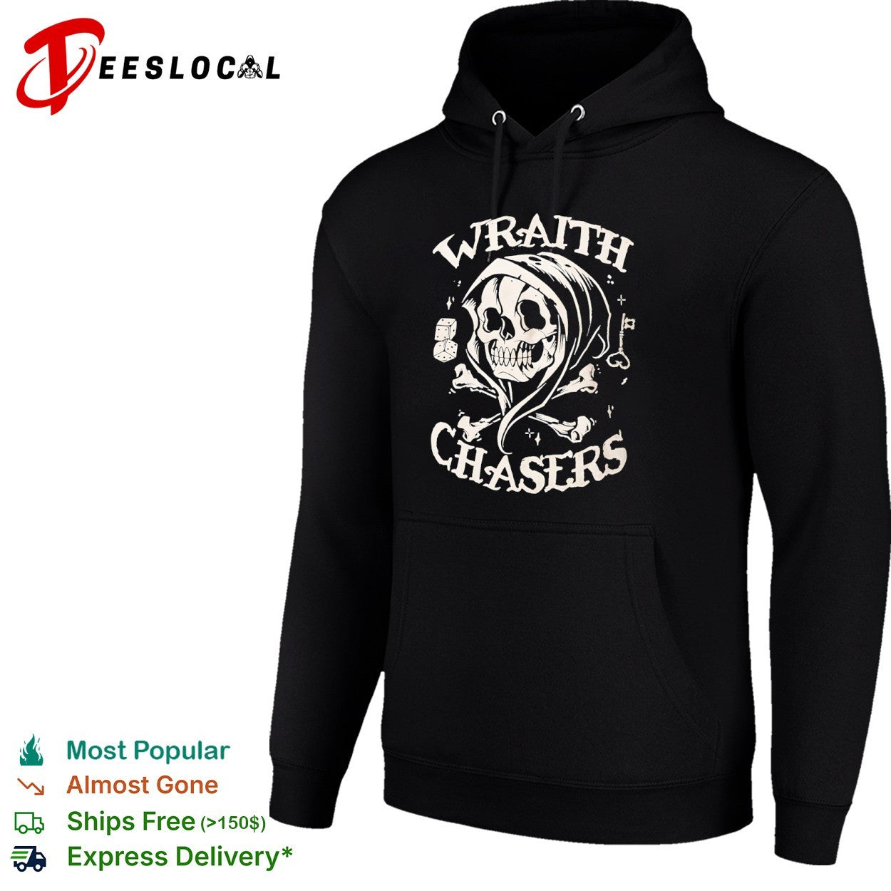 Wraith Chasers Skull shirt