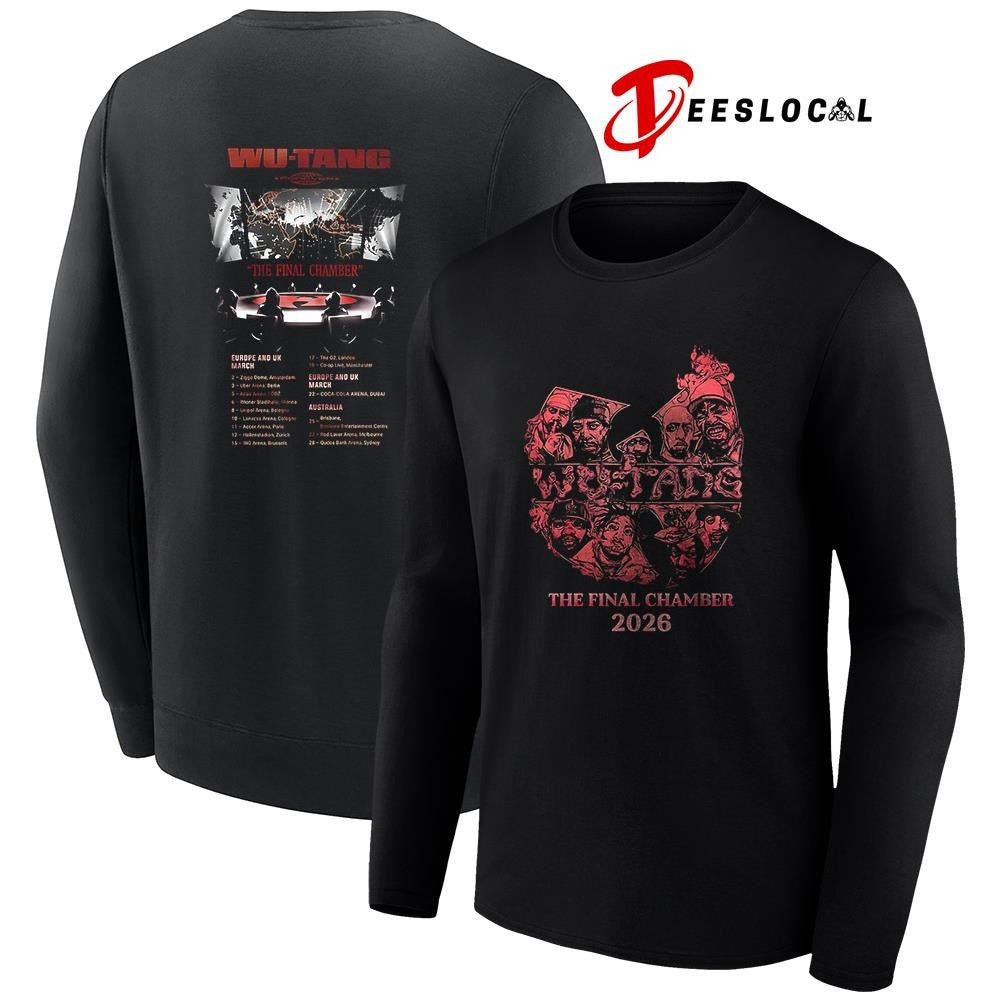 Wu Tang Clan The Final Chamber 2026 dates schedule graphgic shirt