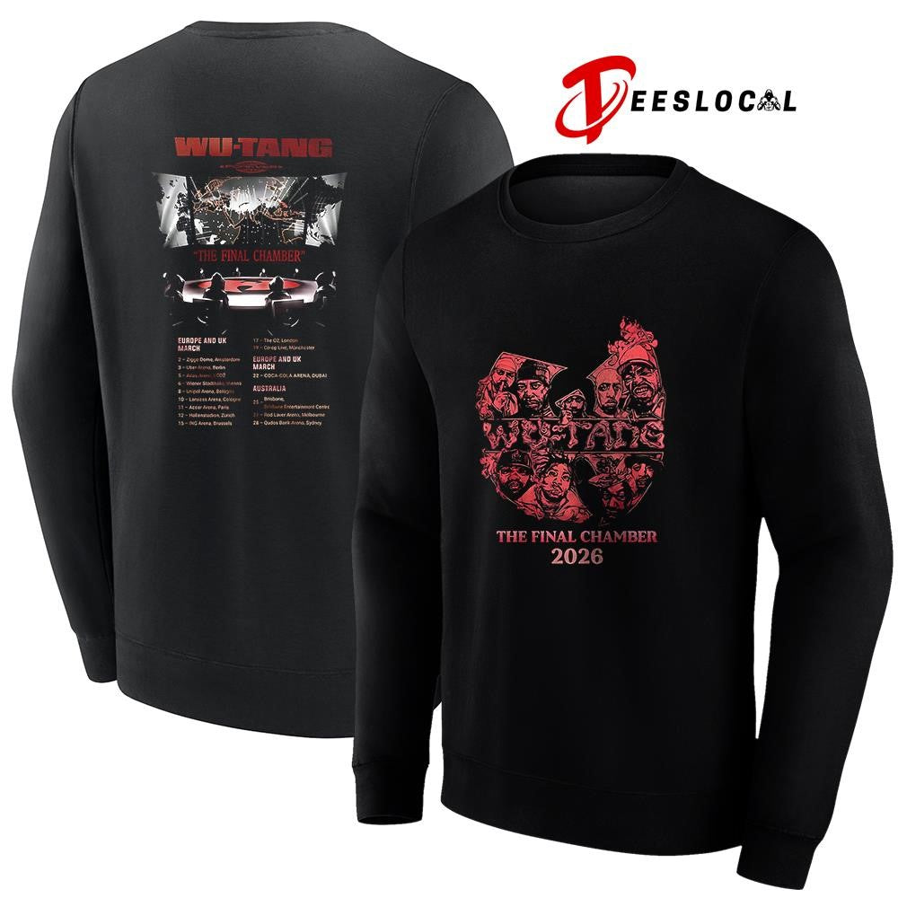 Wu Tang Clan The Final Chamber 2026 dates schedule graphgic shirt