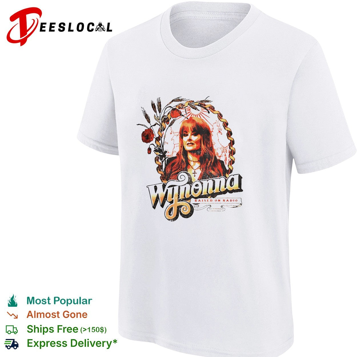 Wynonna Judd Raised On Radio Tour 2026 portrait shirt