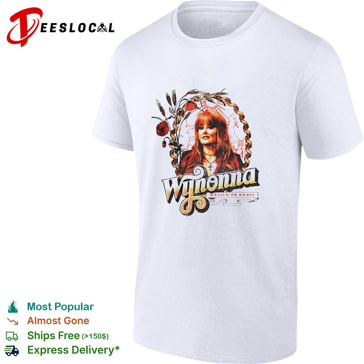 Wynonna Judd Raised On Radio Tour 2026 portrait shirt