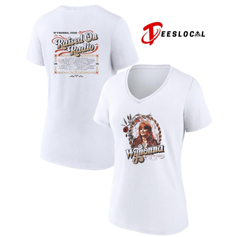 Wynonna Judd Raised On Radio tour graphic shirt