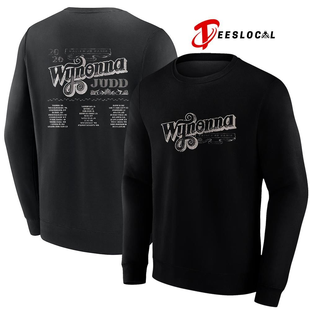 Wynonna Judd Raised On Radio tour logo dates schedule shirt