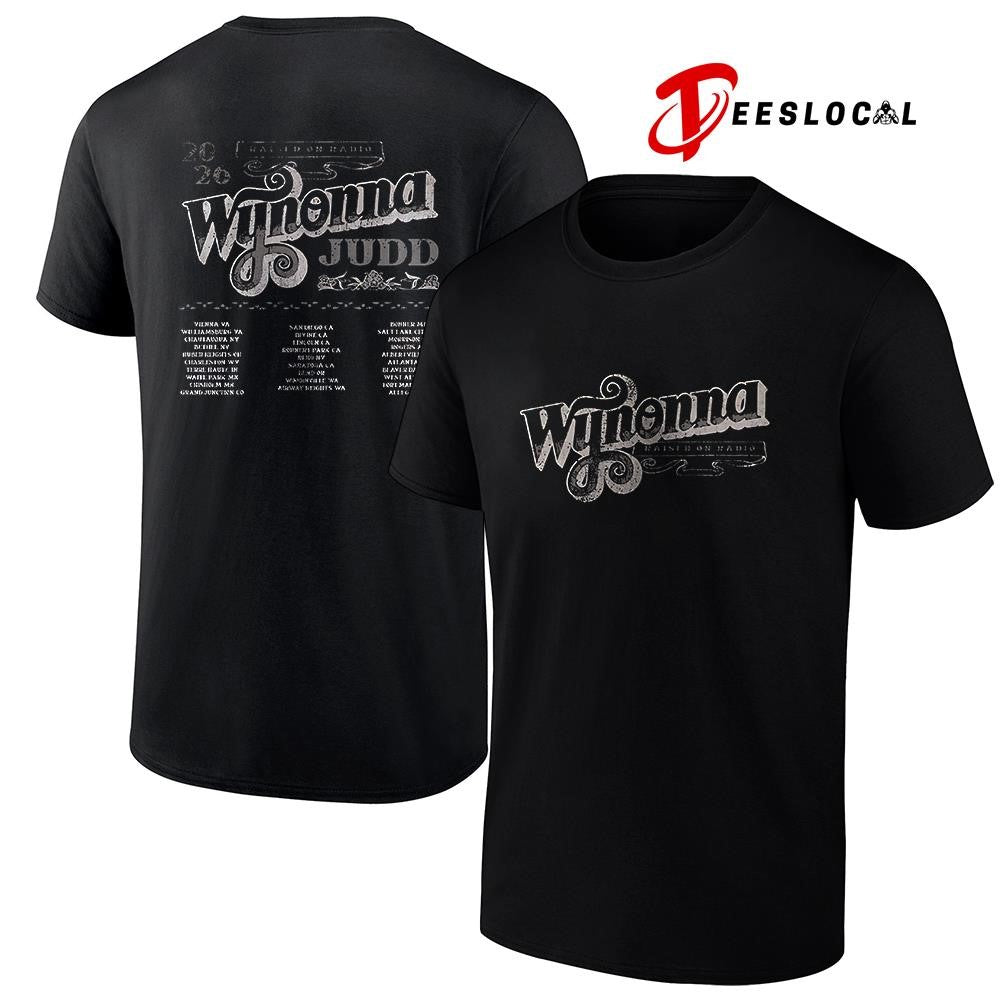 Wynonna Judd Raised On Radio tour logo dates schedule shirt