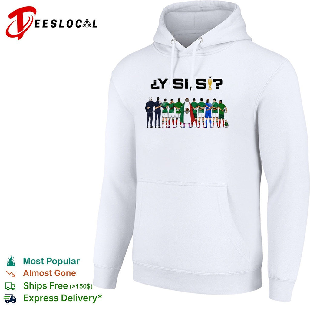Y Si Si Mexico Football standing with back shirt