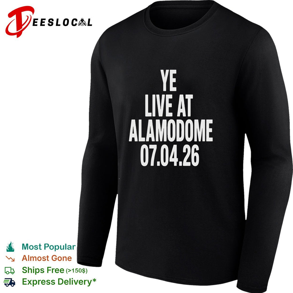 Ye live at Alamodome July 4 2026 shirt