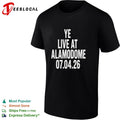 Ye live at Alamodome July 4 2026 shirt