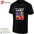 Yeah I support LGBT acronym to stand for Lean Gamble Beer Titties shirt