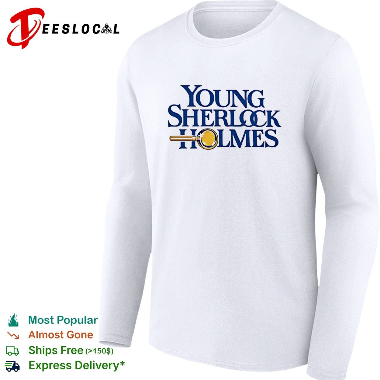 Young Sherlock Holmes movie logo shirt