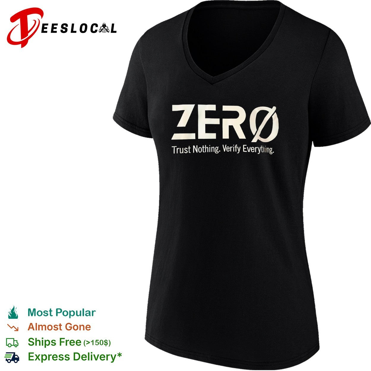 Zero Trust Nothing Verify Everything shirt