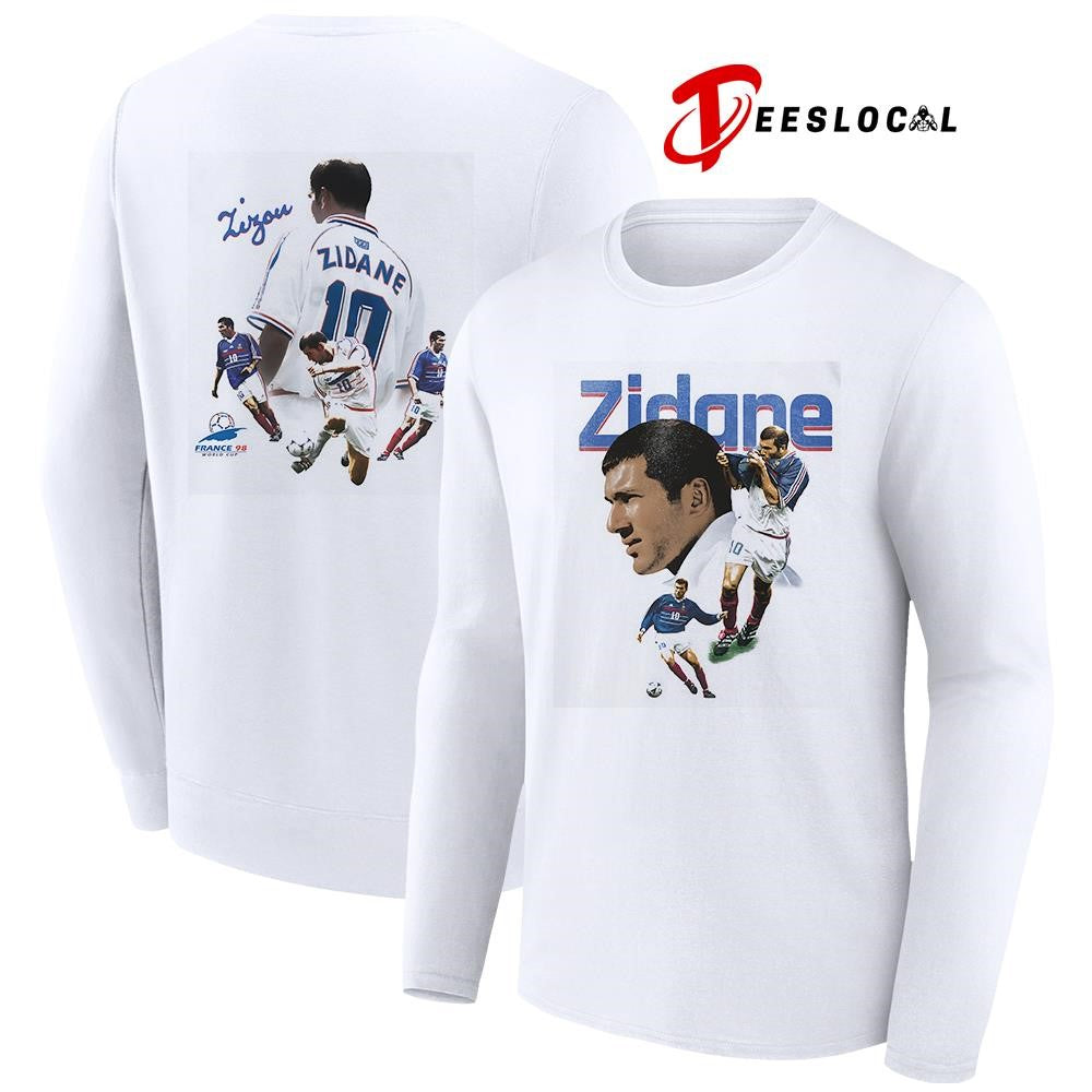 Zidane France World Cup 98 graphic shirt