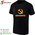 Zohran’s Communist Democrats symbol shirt