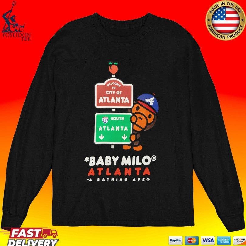 A Ma Maniere Baby Milo Atlanta Bape City T-shirt