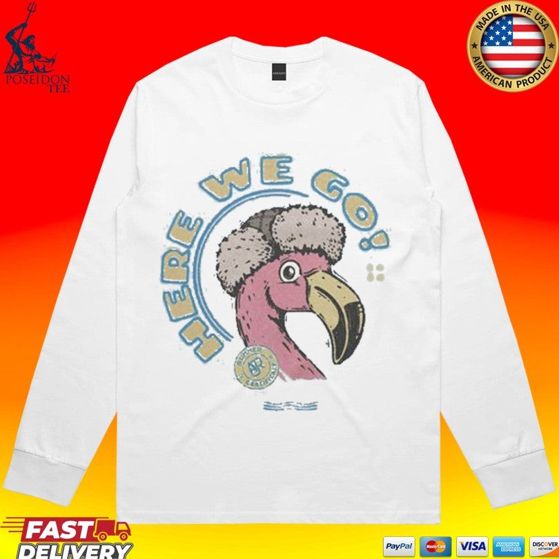 Ajrbrothers Here We Go Flamingo T-shirt