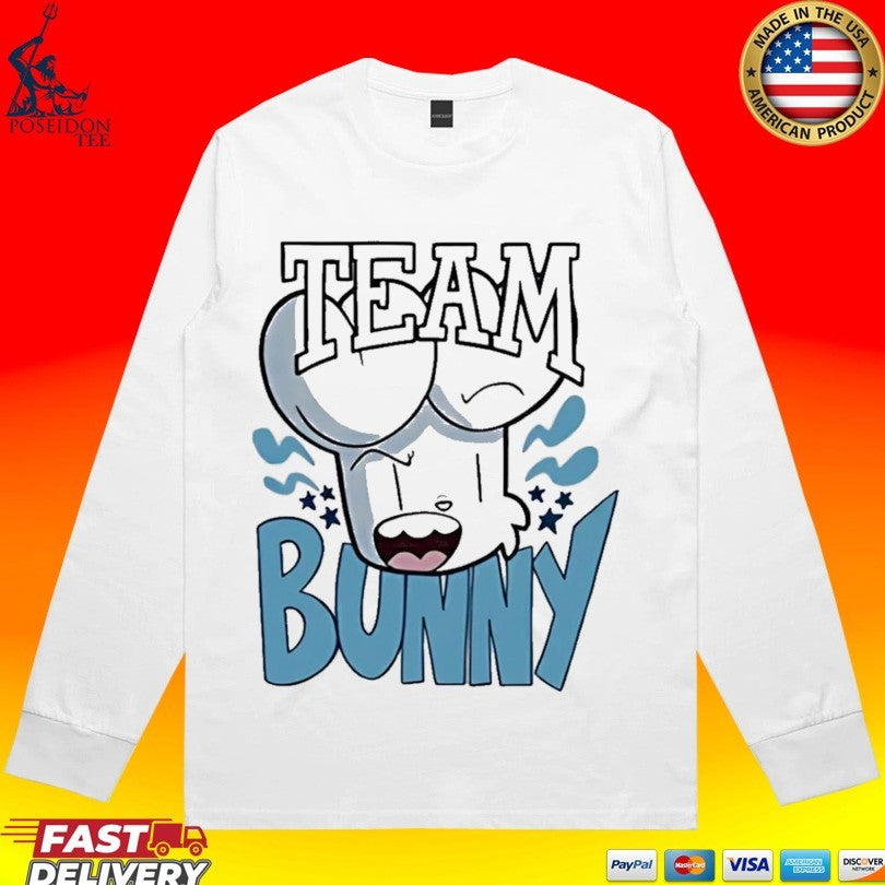 Bunny Vs Monkey Team Bunny Graphic T-shirt