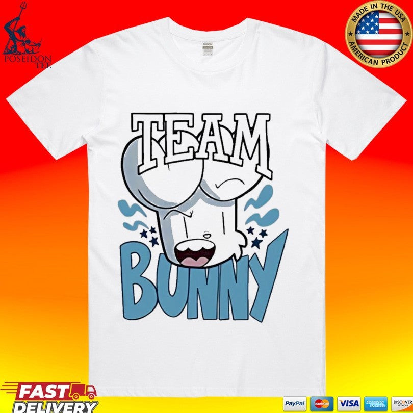 Bunny Vs Monkey Team Bunny Graphic T-shirt