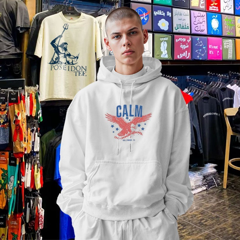 Calm Eagle Hollywood Ca T-shirt