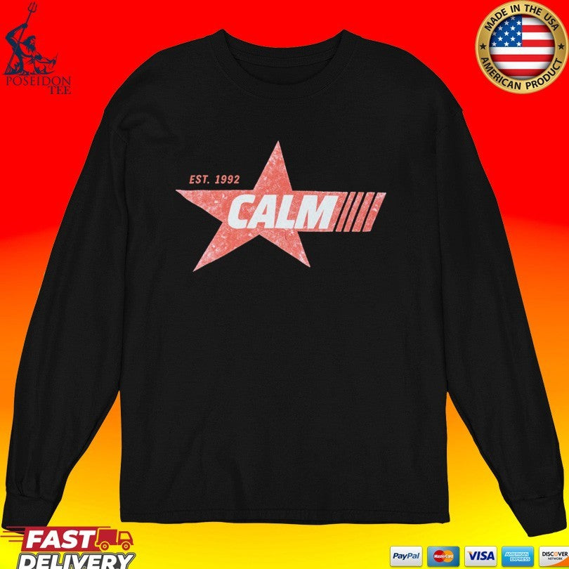 Calm Red Star Est 1992 T-shirt