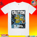 Caution Content Creator Minions T-shirt