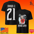 Diogo Jota Portugal #21 Tribute T-shirt