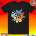 Eat Around The World Food & Wine Compass T-shirt