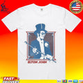 Elton John Top Hat Ringer T-shirt