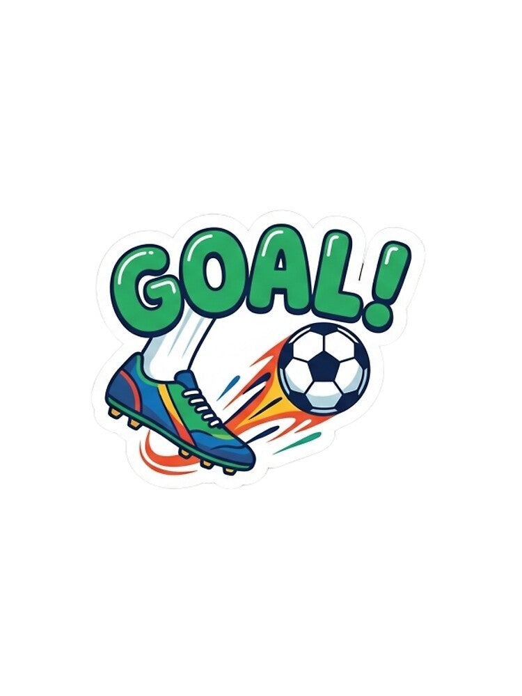 Cute Soccer Cleat Football Goal Sticker by NiyaStudio