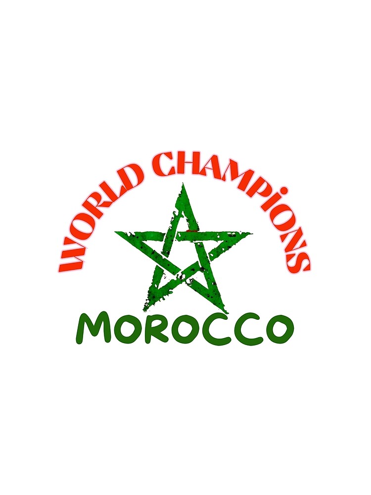 Vintage Grunge Morocco Flag T-Shirt | World Champions Moroccan Pride Tee by ouhashop