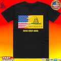 Freedom Flag Don’t Tread On Me Hang Over Gang T-shirt
