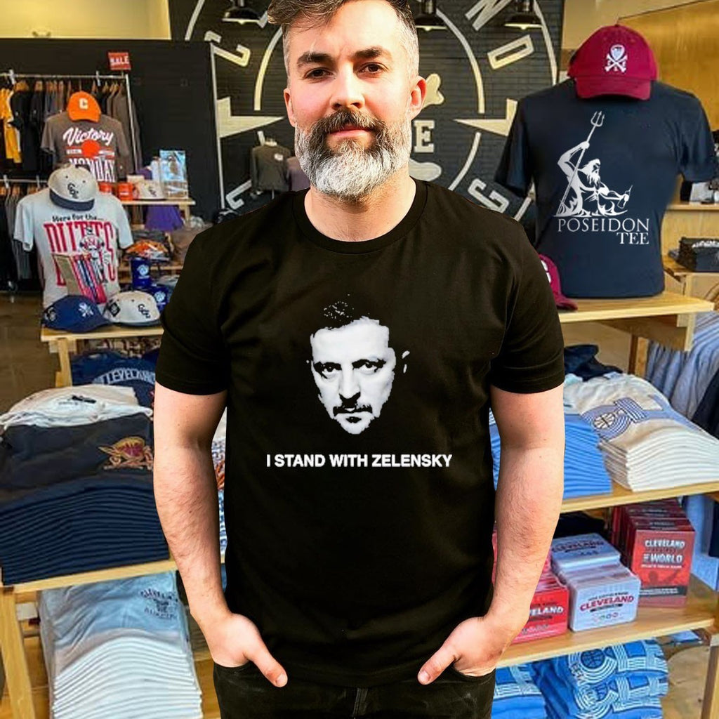 I Stand With Volodymyr Zelensky Ukraine T-shirt